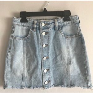 Pacsun jean skirt
